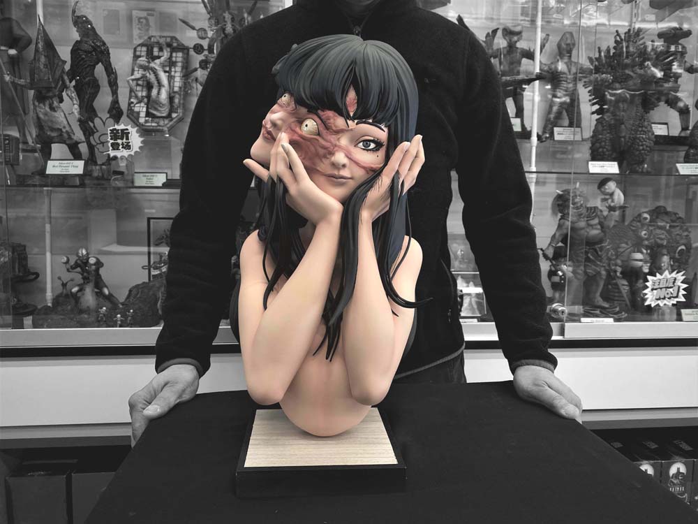 ☆tomi☆ Junji ito Tomie Kawakami 40 cm Life Size Bust Studio Scale 伊藤